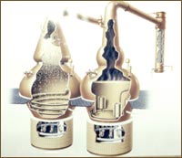 a sketch of the stills at Knockando